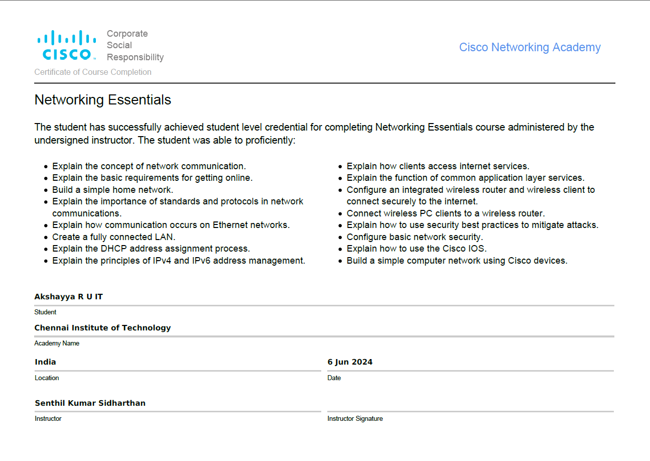 networking essentials
